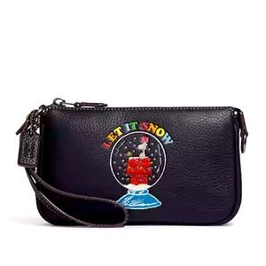 Coach x Peanuts Nolita 19 Snoopy Let It Snow Motif NWT